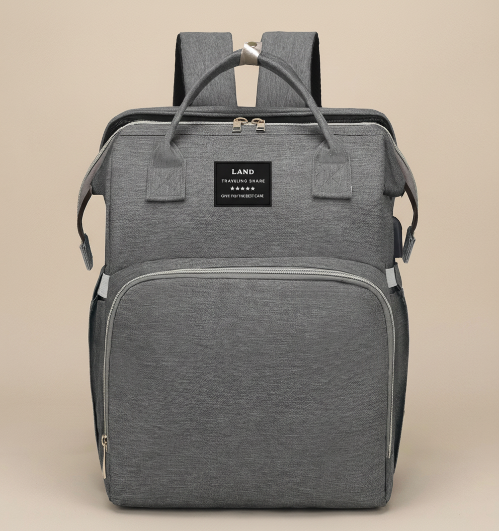 The Nella Nest Traveler – 3-in-1 Diaper Backpack & Portable Baby Bed