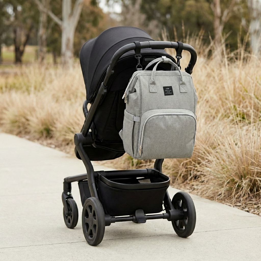 The Nella Nest Traveler – 3-in-1 Diaper Backpack & Portable Baby Bed