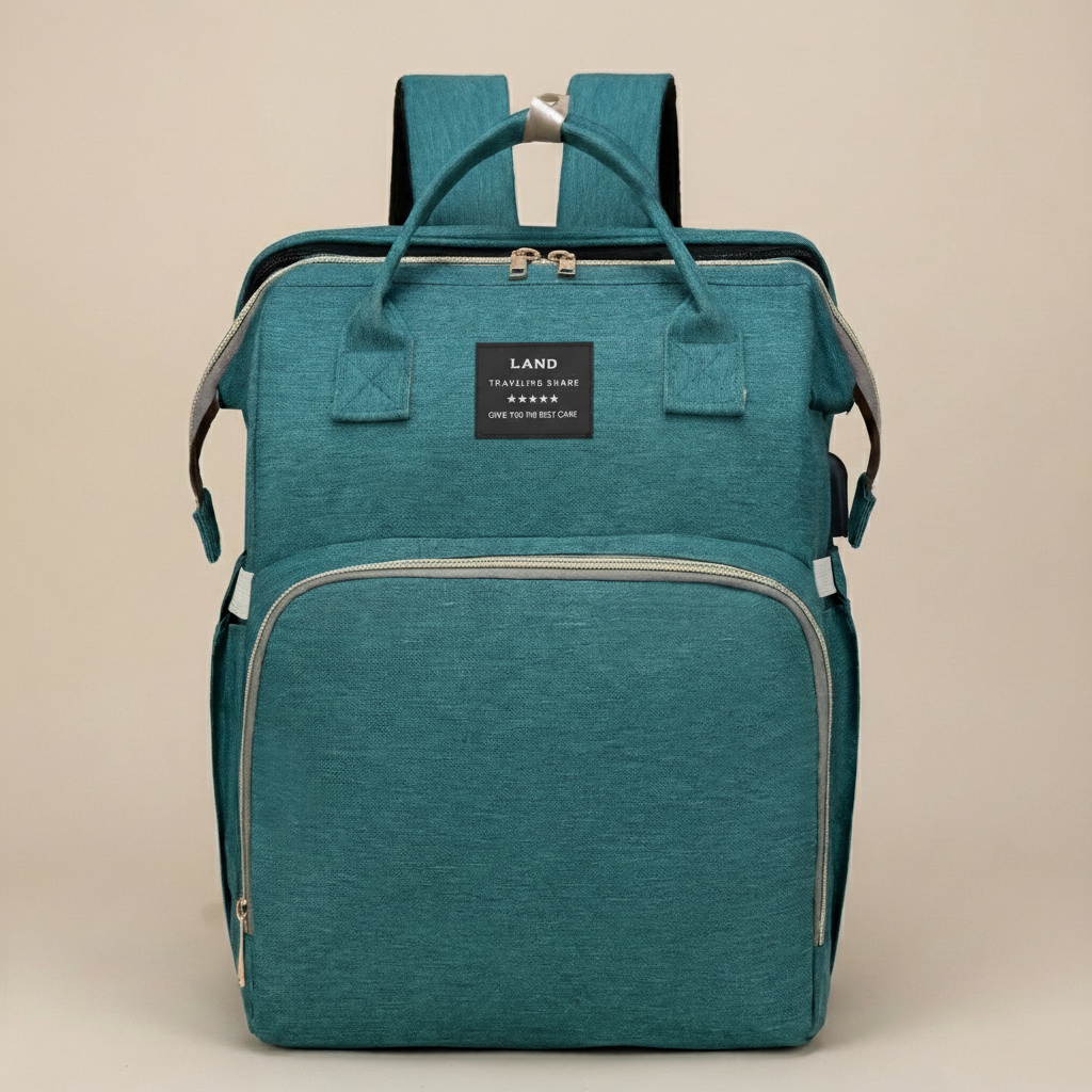 The Nella Nest Traveler – 3-in-1 Diaper Backpack & Portable Baby Bed