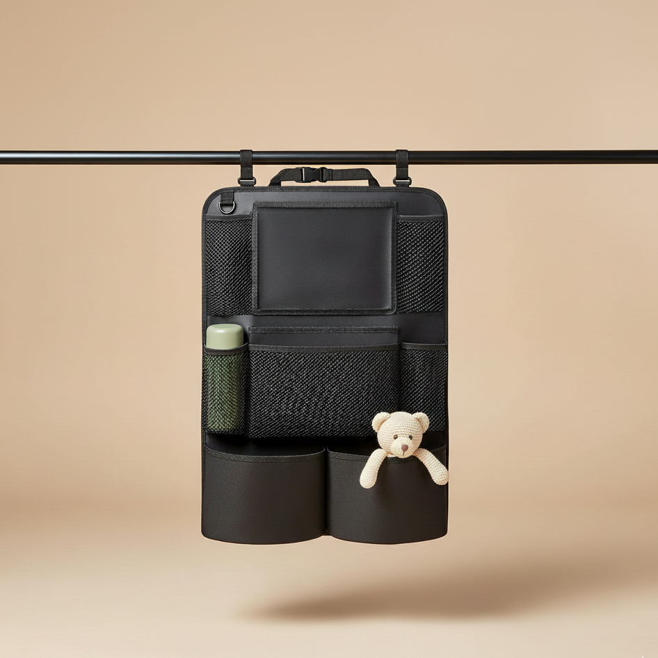 Car Seat Organizer Back Shopping Bags Multi-function Anti-kick