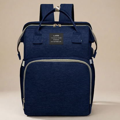 The Nella Nest Traveler – 3-in-1 Diaper Backpack & Portable Baby Bed